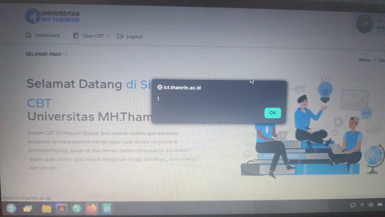 Menemukan Celah Stored XSS pada Sistem CBT Universitas MH Thamrin